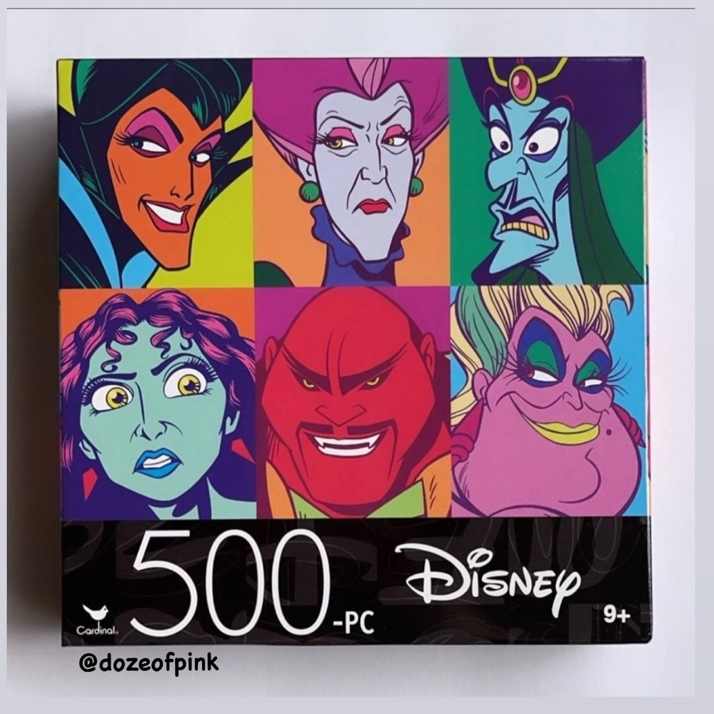 Disney villains characters 500 piece puzzle